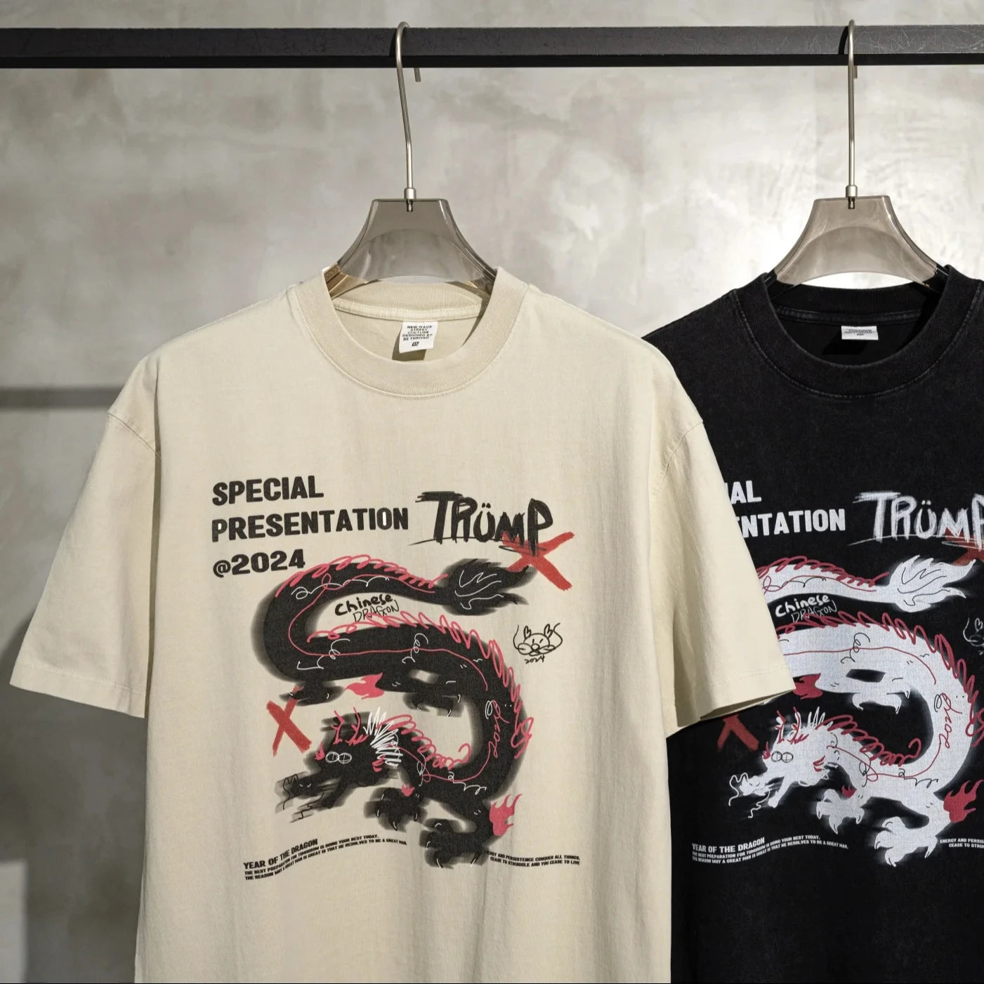 250gsm Heavy Weight Vintage T Shirt Washed Cotton Black T-shirts Black Oversized Acid Washed Digital Printing Graphic Tshirts