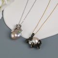 Certified Big Baroque Freshwater Pearl Designer Model Personality Fashion European and American Style Pearl Pendant Animal Style