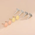 3mm-8mm Cheap Earring Post Findings for Jewelry Making 925 Sterling Silver Pearl Flat Base Earring Post Wholesale