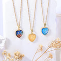 HOVANCI Stainless Steel Necklaces With Heart Pendant Fashion Jewelry Necklaces for Women Gifts Heart Pendants With Zircons