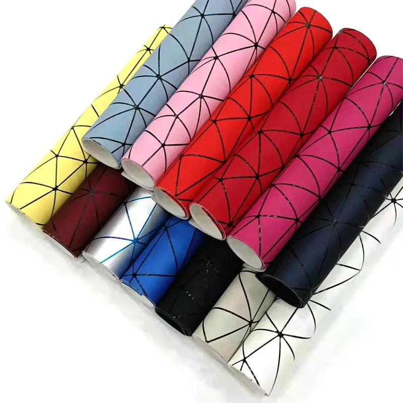 Wholesale Embossed Spider Net Faux Synthetic Leather Fabric Printed Roll/Sheet for Making Decoration/Bag/Shoe/Craft