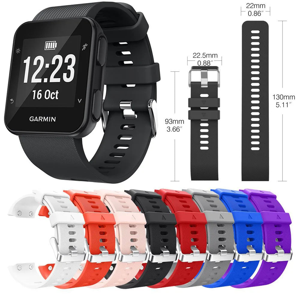 ShanHai Band for Garmin Forerunner 35 Watch Silicone Wristband Replacement Watch Band Strap for Garmin Forerunner 35