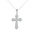 Wholesale Jewelry Pendant 925 Silver Cross Pendant Necklace