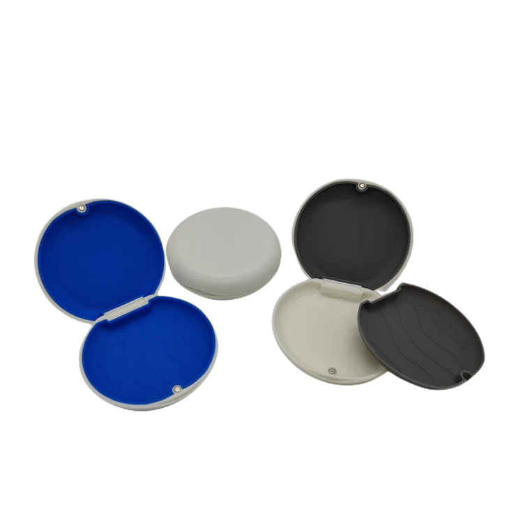 Portable Orthodontic Dental Plastic Silicone Invisible Storage Aligner Retainer Case Box