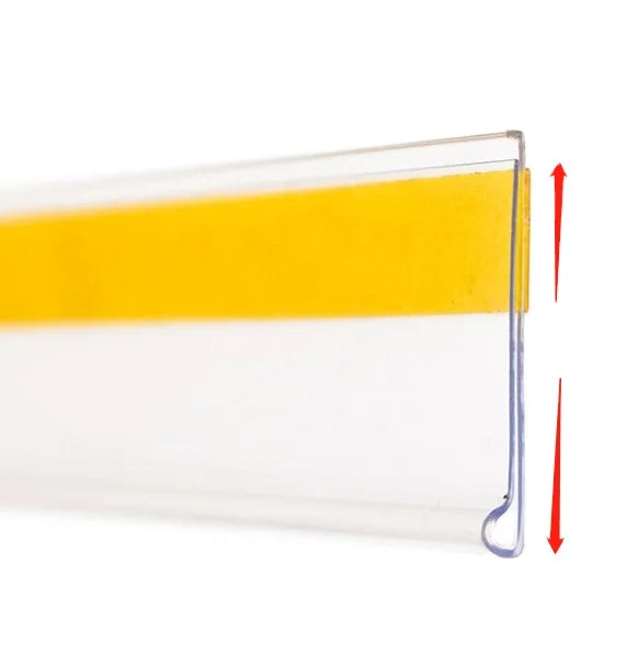 Customized Size Label Holder with Self Adhesive Tape