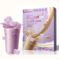 Slim Milk Tea for Healthy Natural Organic Herbal Solid Drink Detox Thin Immunity Collagen Fat burner Green Tea Taro Diet Powder
