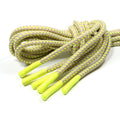 Custom Polyester Braided Drawstring Cord Silicone Ends Reflective String