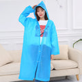 Outdoor Women Men Rain Jackets EVA Waterproof Raincoat Long Hooded Rain Coats