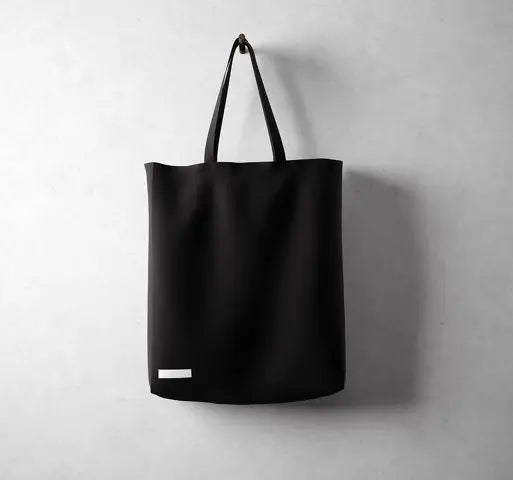 Cute Printed Canvas Custom Tote Handbags Ladies Cotton Shopping Bags With Logo