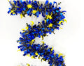 Christmas Tinsel Garland Red and Green Metallic Twist Garland Christmas Ball Tinsel Decoration for Christmas Party Supplies