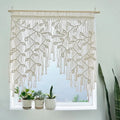 2025 New Wholesale Large Macrame Curtains Leaves Feather Decorations Wallhome Decor Tapestries Hanging Art