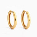 LOZRUNVE Custom 925 Sterling Silver Simple Various Size Ear Ring Huggie Hoop Earring
