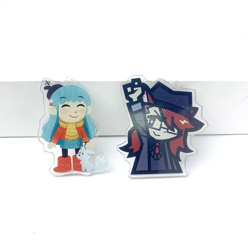 Custom Acrylic Keychain Double Sided Print Double Sided Epoxy Print Your Design