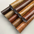 2025 New Dark Wood Color Embossing Pvc Wallpaper Interior Decorative Film PVC Membrane Foil for MDF Cabinet Door