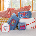 2023 Washed Denim Bag Water Proof  Denim Toiletry Bag Custom logo  Canvas Denim Bags