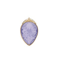 Designer Brooch 925 Silver Pendant Brooch Set with 3D Carved Agate Sterling Silver Charms for Women