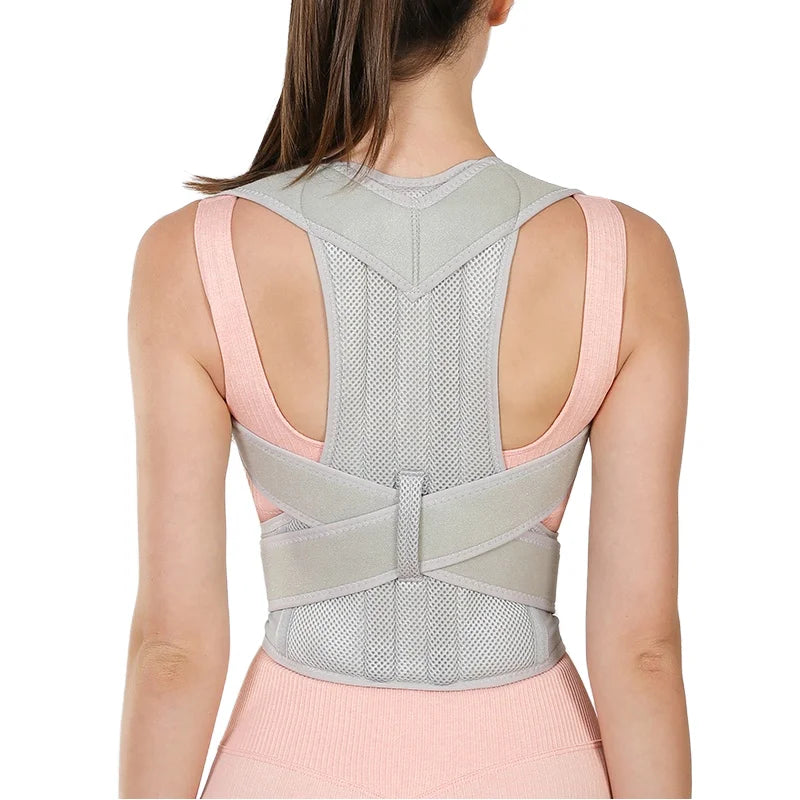 JINGBA Hot Sale Neoprene Adjustable Shoulder Adjustable Back Support Posture Corrector Back Posture Corrector Belt for Men Women