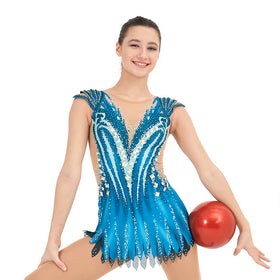 YIZHIJIAN Customized Artistic Gymnastics Costume Skills for Figure Skating Professional Performance