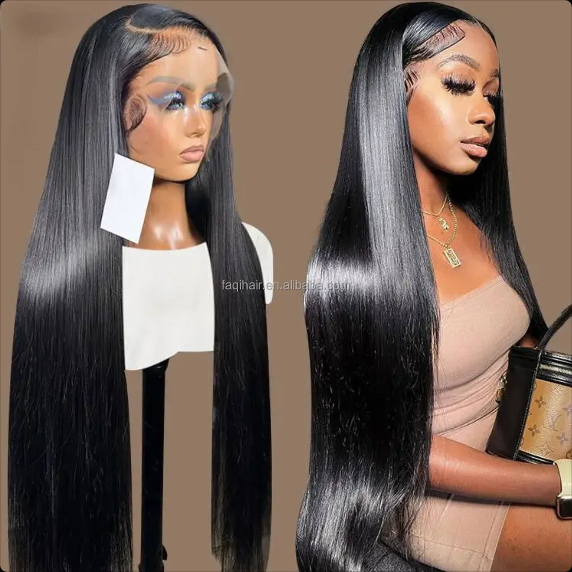 210% Density Curly Human Hair Wig 13x4 Front Lace Wig 100% Human Hair Pre Pluked Brazilian Remy Human Hair