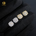 Factory Price Wholesale Jewelry Moissanite Diamond 925 Sterling Silver Mens Hip Hop Earrings