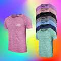 Cationic Sportswear Men Mesh Shirt Quick Dry Breathable Athletic Shirts Sport Fitness for Men