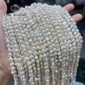 JD Wholesale Natural White Mother of Pearl 2A Natural White Pearl Irregular Shape Beads Loose Beads for Jewelry Making