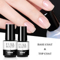 7ml Base and Top Coat for Gel UV Polish Transparent Shiny Glossy Gel Varnish Soak Off Long Lasting Top Coat Manicure Art