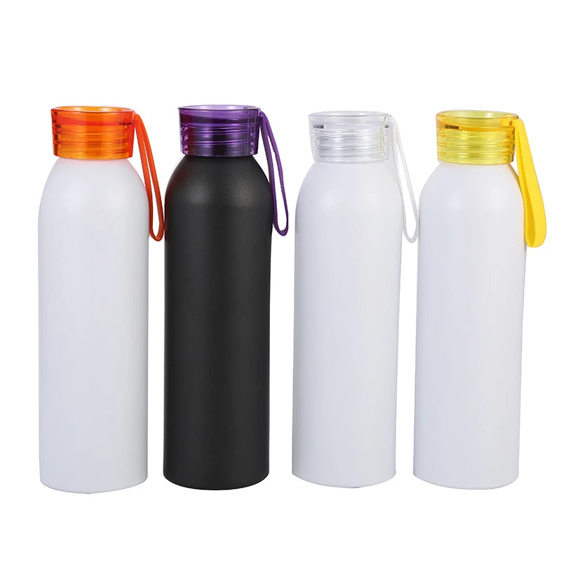 Custom Aluminum Sports Water Bottle 500ml Aluminum Bottle with Strap MegaBDM