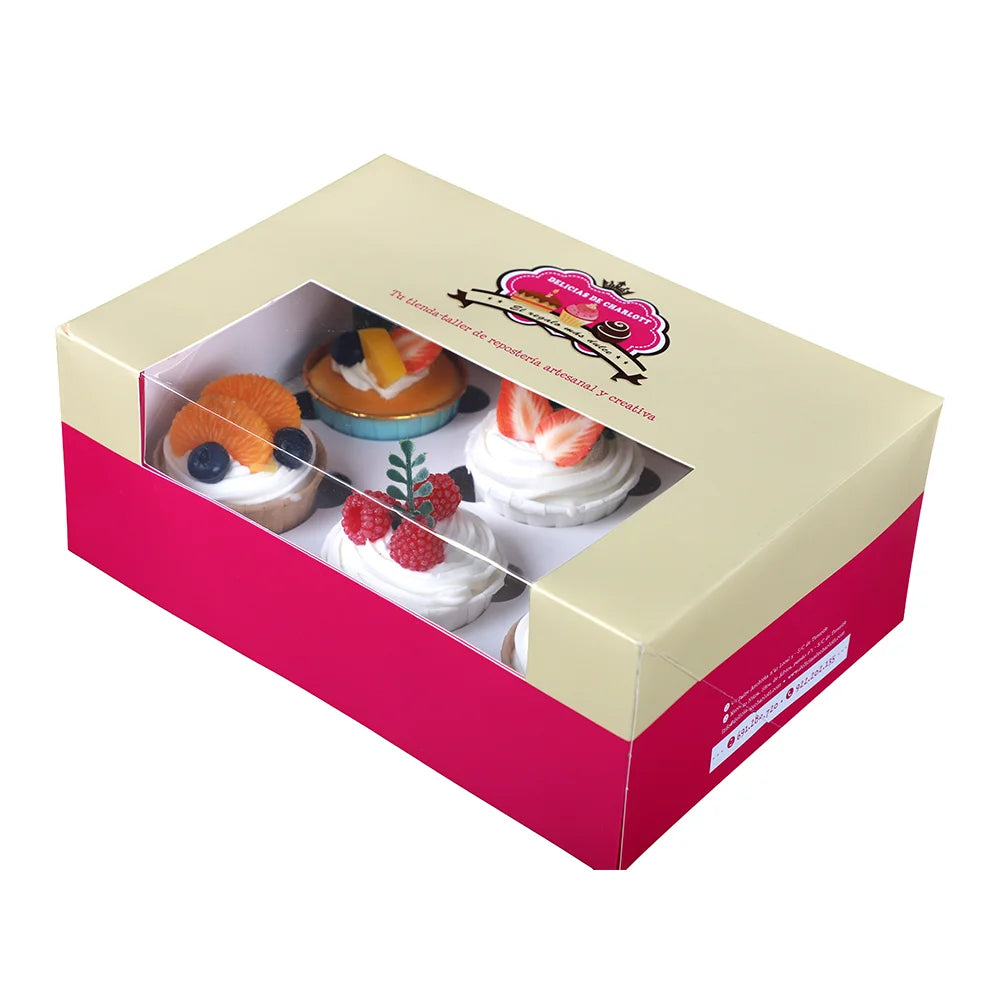 Cake Box Christmas 2026 Hot Selling Good Price 6 8 10 12 14 Inch Tall Recycled Materials Self Erecting Food Safe Cardboard Box