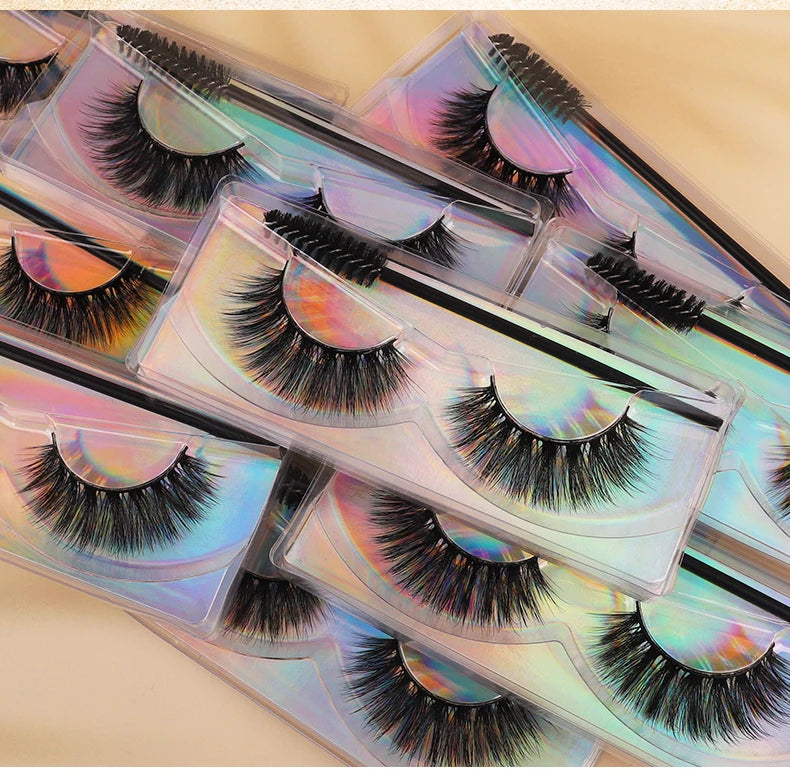 Vegan Cruelty Free Wholesale Private Label 15-30mm Lash Boxes Vendor Super Roll Silk Mink Full Strip Eyelash