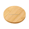 Custom Wholesale Bamboo Wood Round coaster for Table