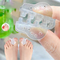 Free Cutting Folding Silicone Gel Big Toe Straightener Splint Separator Hallux Valgus Big Toe Overlap Correction Device