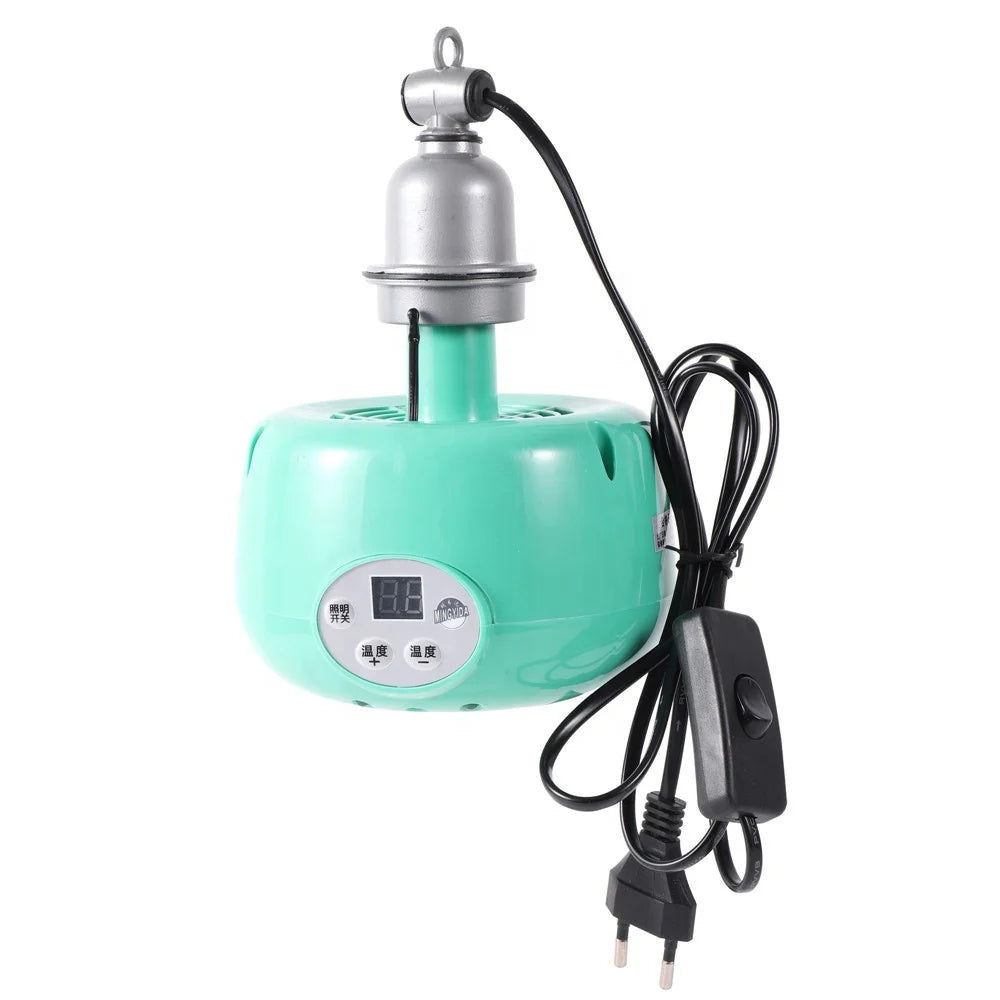 220V Pet Heating Lamp Poultry Chicken Thermostatic Temperature Controller Heater Reptile Box Heating Lamp