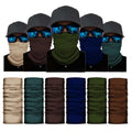 Solid Color bandana Gradient Riding Mask Seamless polyester multifunctional Magic turban
