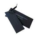 Wholesale Custom Logo Offset Printed Soft Touch Paper Tags Thickness Black Cardboard Hot Stamped Hang Tag Labels for Clothing MegaBDM