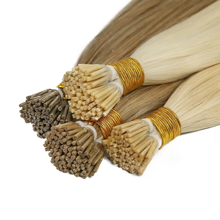 Wholesale Top Quality I Tip Thick Bottom Prebonded Double Drawn 24 Inch Remy ITip Hair Extension