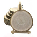 Natural Wood Slices Unfinished Wood Centerpiece Slice with Bark for Arts Painting Christmas Ornaments DIY Crafts