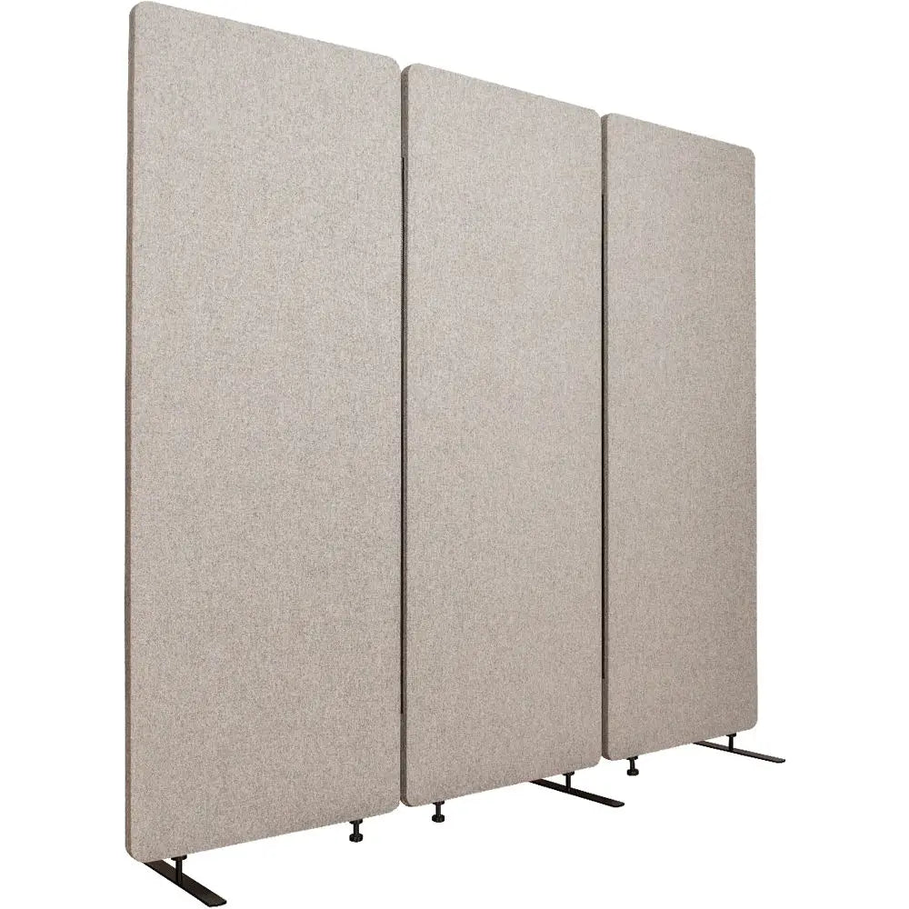 Free Standing Modern Design 3 Panel Office Wall Divider Partition Movable Folding Screen Room Floor Dividers for Rooms