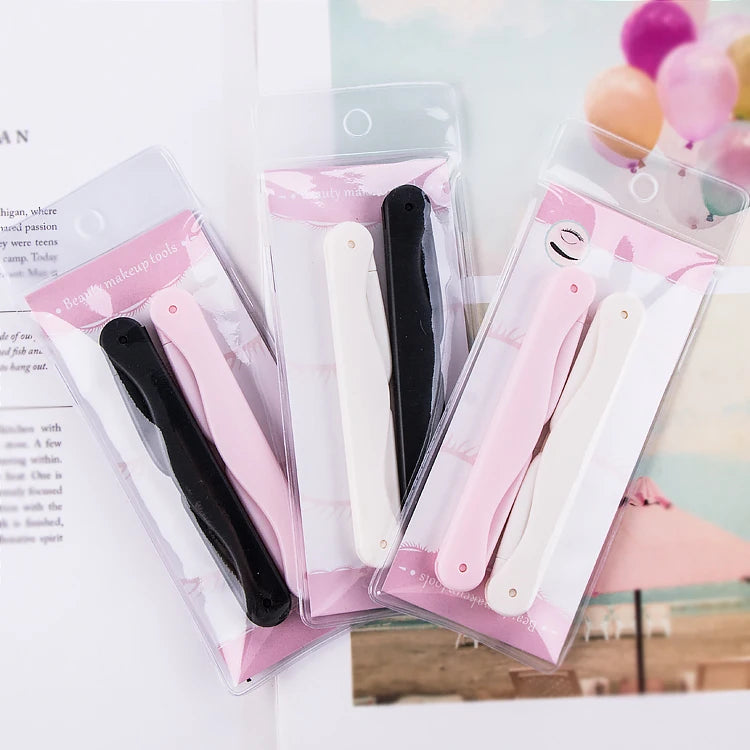 Touch-Up Eyebrow Razor Shaper Mini Eco Friendly Private Label Eco Eyebrow Razor and Comb