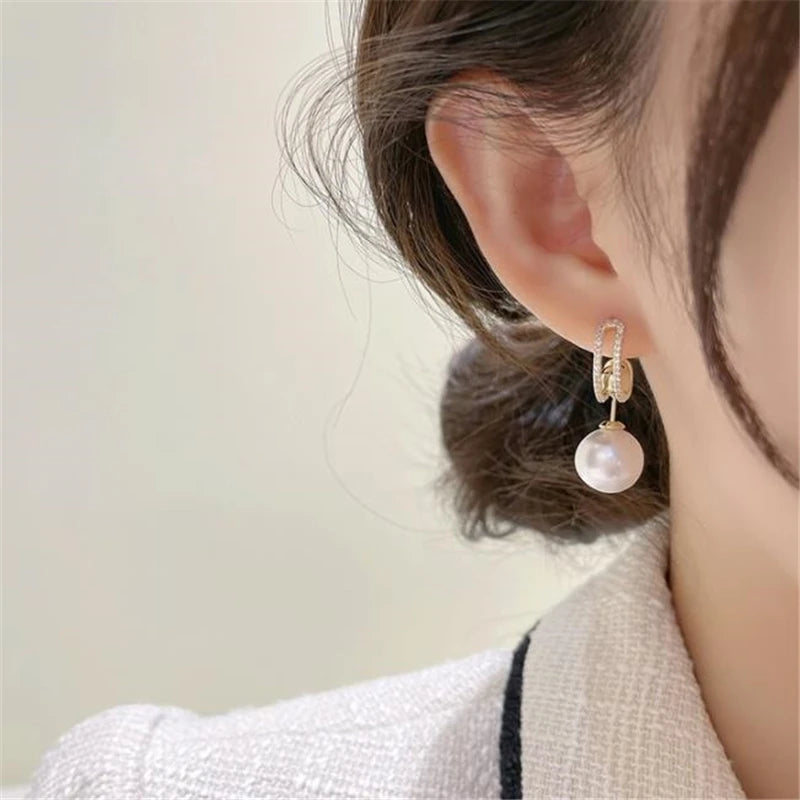 Wear More Temperamental Pearl Earrings Detachable Jewelry Earrings for Women