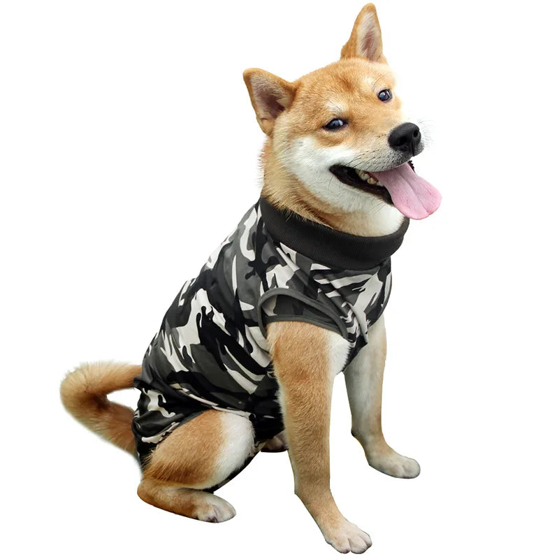 Breathable Anti-Licking Pet Surgical Recovery Suit Dog Neutering Recovery Suit Postoperative Suit