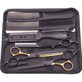 Japan Stainless 6'' Hairdressing Scissors Set Hair Cutting Thinning Shears with Sharp Blade Tip Model C1001 Barber Shears