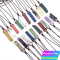 Classic Semi Precious Lapis Lazuli Necklace Pendant Natural Quartz Healing Crystal Raw Gemstone Mother Earth Stone for Jewellery