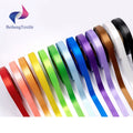 Factory Wholesale Customized Double Face Side 100% Polyester Rpet Plain Silk Satin Ribbon Roll
