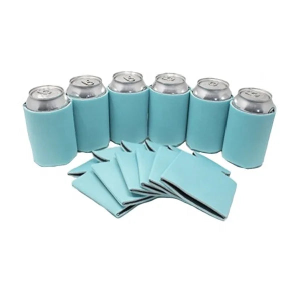 Collapsible Insulated Blank 12 oz Can Cover Custom Neoprene Beer Can Cooler Sleeve Stubby Holder Cooler Cover Custom Color