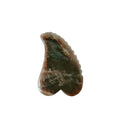 Huiying Good Quality Well Designed Spiky Heart Smoky Quartz Jade Body Face Gua Sha Board Massage Tool