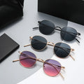 2023 New Design Fashion Women Sunglasses Round Frame Metal Sunglasses