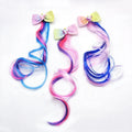 MIO Kids Hair Clip Unicorn Bowtie Cloud Horse Shape Colorful Fabric Plastic Hairpins Sweet Style Hot Selling for Party for Girls