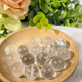 Wholesale Clear Quartz Natural Crystal Mini Gemstone Sphere High Quality Home Decoration Carved Engraving Natural Healing Stone