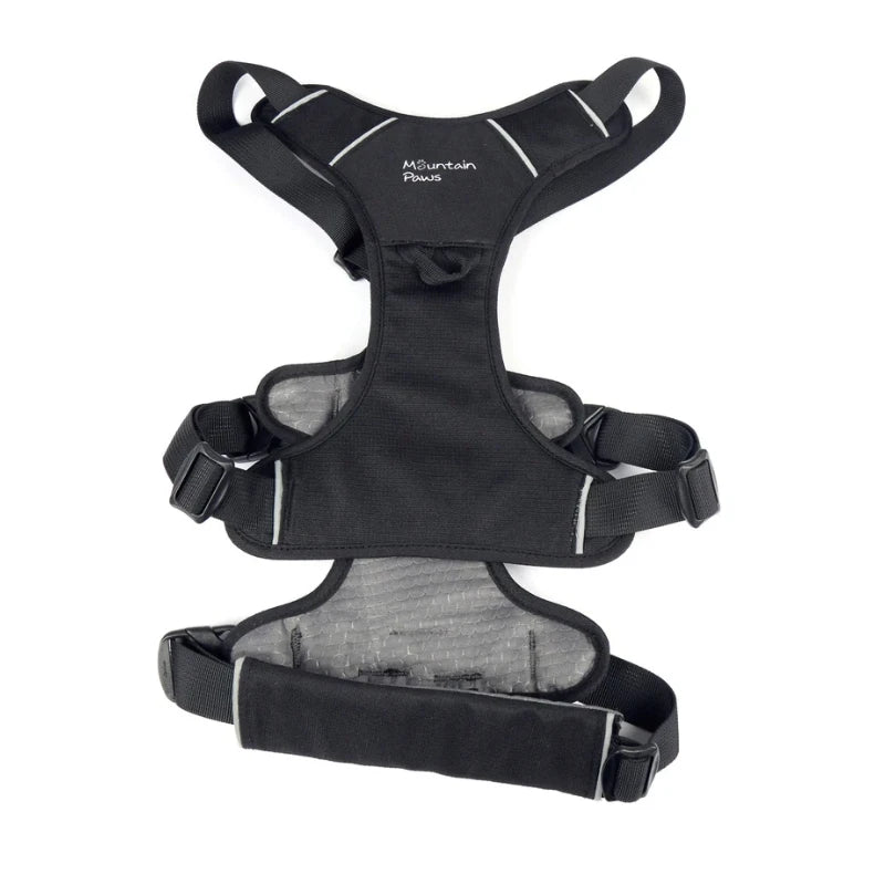 3 Strap Padded Nylon Dog Harness Custom Adjustable Reflective Front Clip Easy Control Medium Large Dog